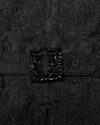 Punk Rave Mens Dark Gothic Aristocrat Chained Waistcoat Vest - Black Jacquard - Image 5