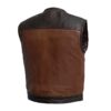Lowside Gunner Leather Biker Vest for Men Durable & Stylish - Image 2