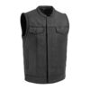 Hotshot Leather Vest Perfect for Bikers
