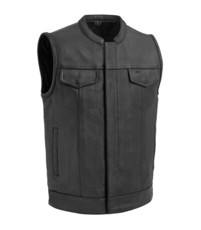 Hotshot Leather Vest Perfect for Bikers