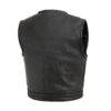 Lowrider Men's Leather Vest Lightweight & Breathable Design - Image 3