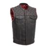 Sinister Men's Leather Motorcycle Vest