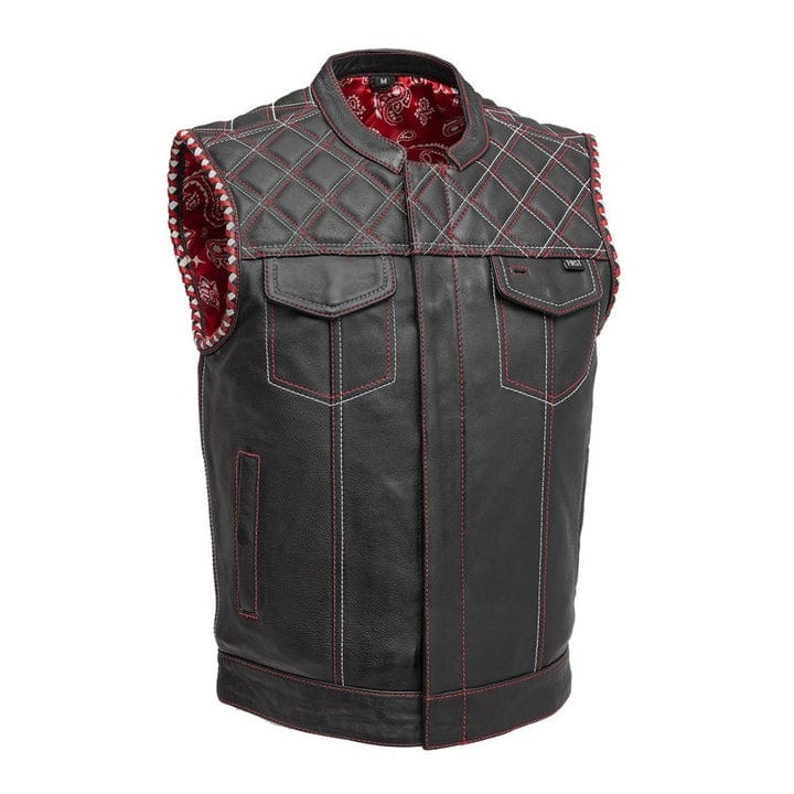 Sinister Men's Leather Motorcycle Vest