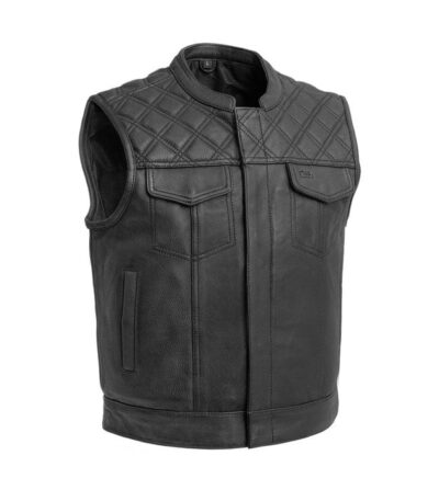 Upside Leather Club Vest Classic Style for Men