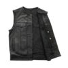 Highside Leather Motorcycle Vest for Men Premium Quality