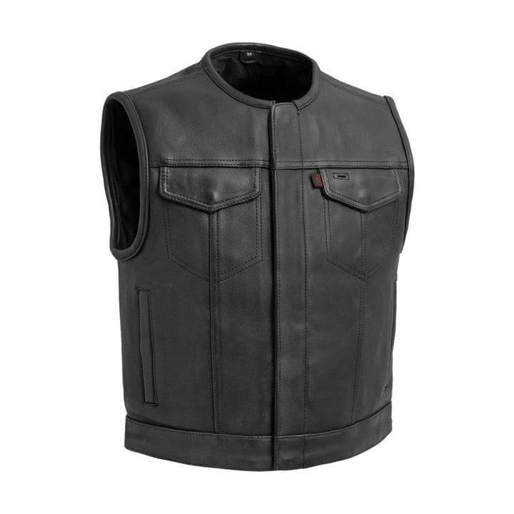 Lowrider Men's Leather Vest Lightweight & Breathable Design